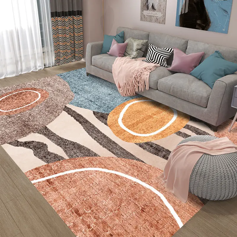 Nordic Sofa Bedroom Decor Carpet Household Washable Non-slip Mat Rugs and Carpets for Home Living Room Decoration Area Rug Large 2