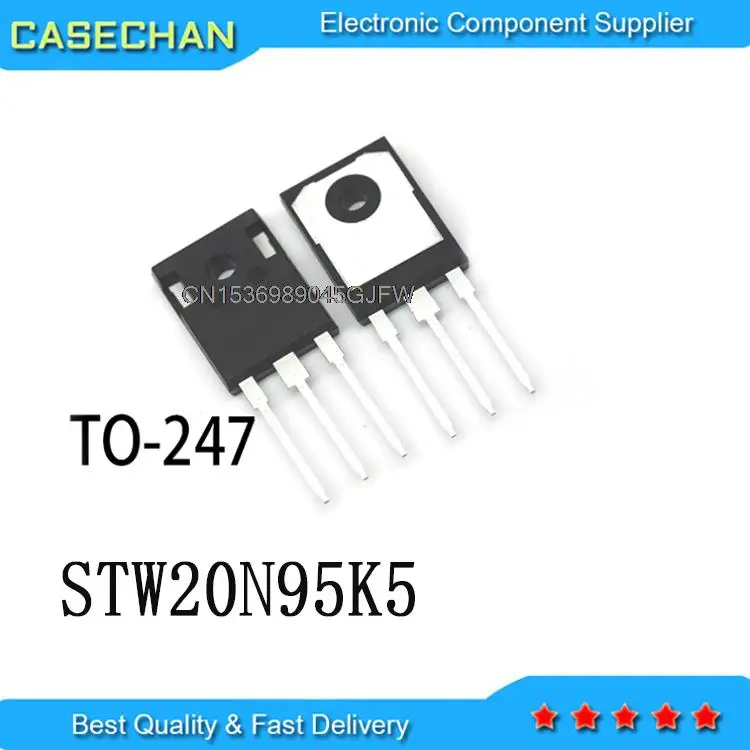 

10 шт. новые и оригинальные 20N95K5 STW20N90K5 20N90K5 TO-247 20A 900V STW20N95K5