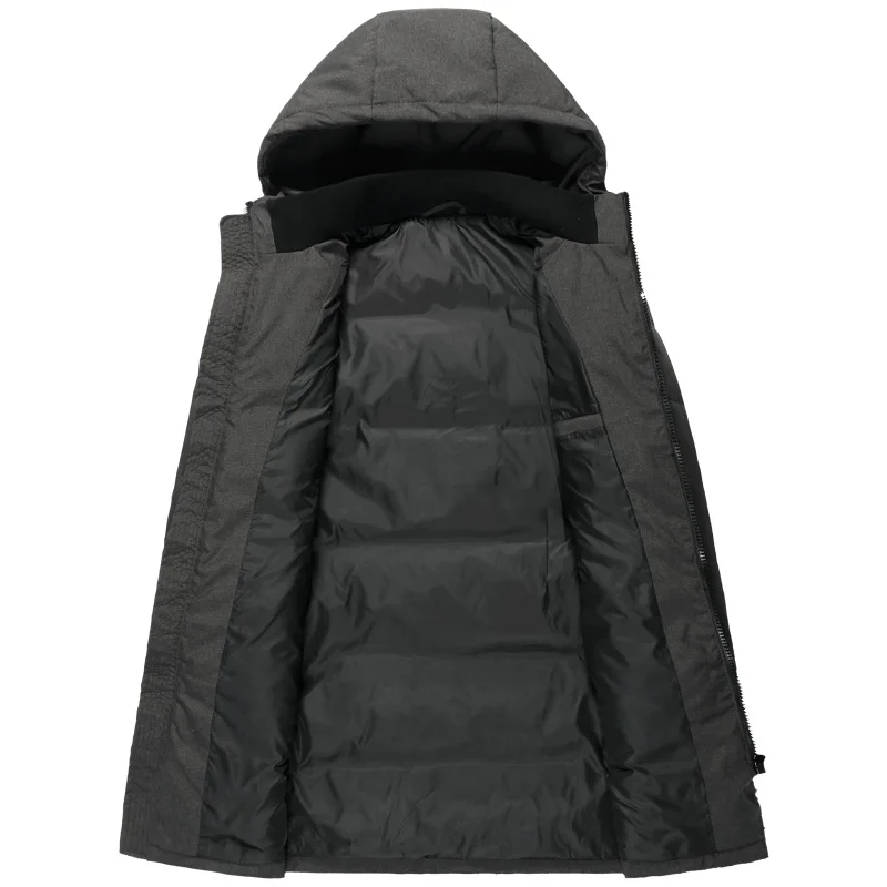 New Brand Russia Winter Men Casual 90%White Duck Down Jacket Men's Down Jackets And Coats Warm Jackets Overcoat