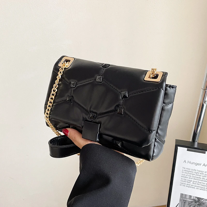 

Crossbody Luxury Bags for Women 2022 Fashion Top Quality Long Gold Chain Shoulder Bags Designer Luxury Bags Purses and Handbags