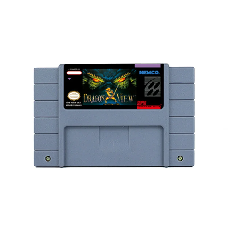 Dragon View Rpg Game For Snes 16 Bit Retro Cart Regalo Per Bambini