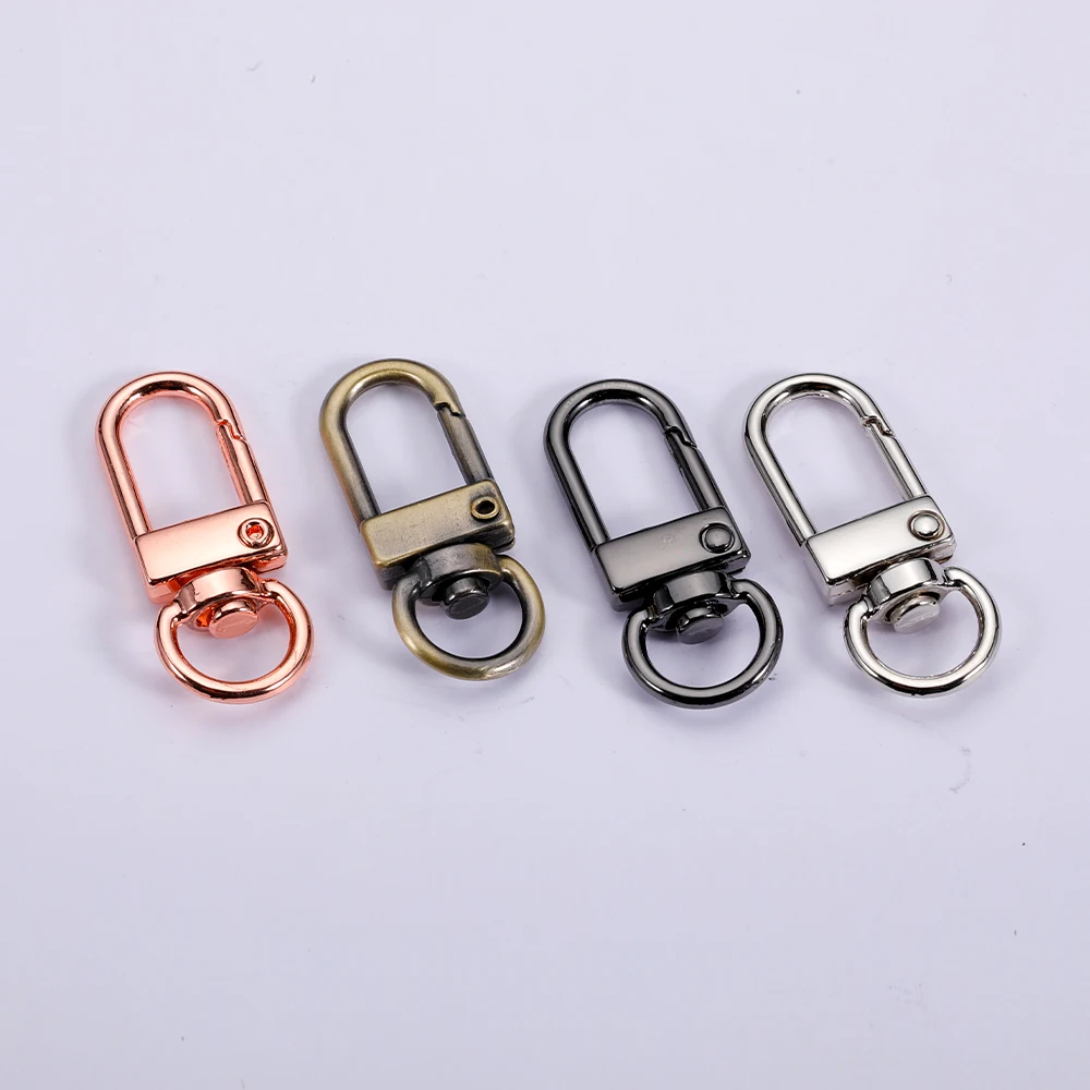 100pcs 스냅 랍스터 걸쇠 후크 골드 실버 블랙 도금 DIY 쥬얼리 키 체인 Neckalce 팔찌 용품에 대한 결과 만들기