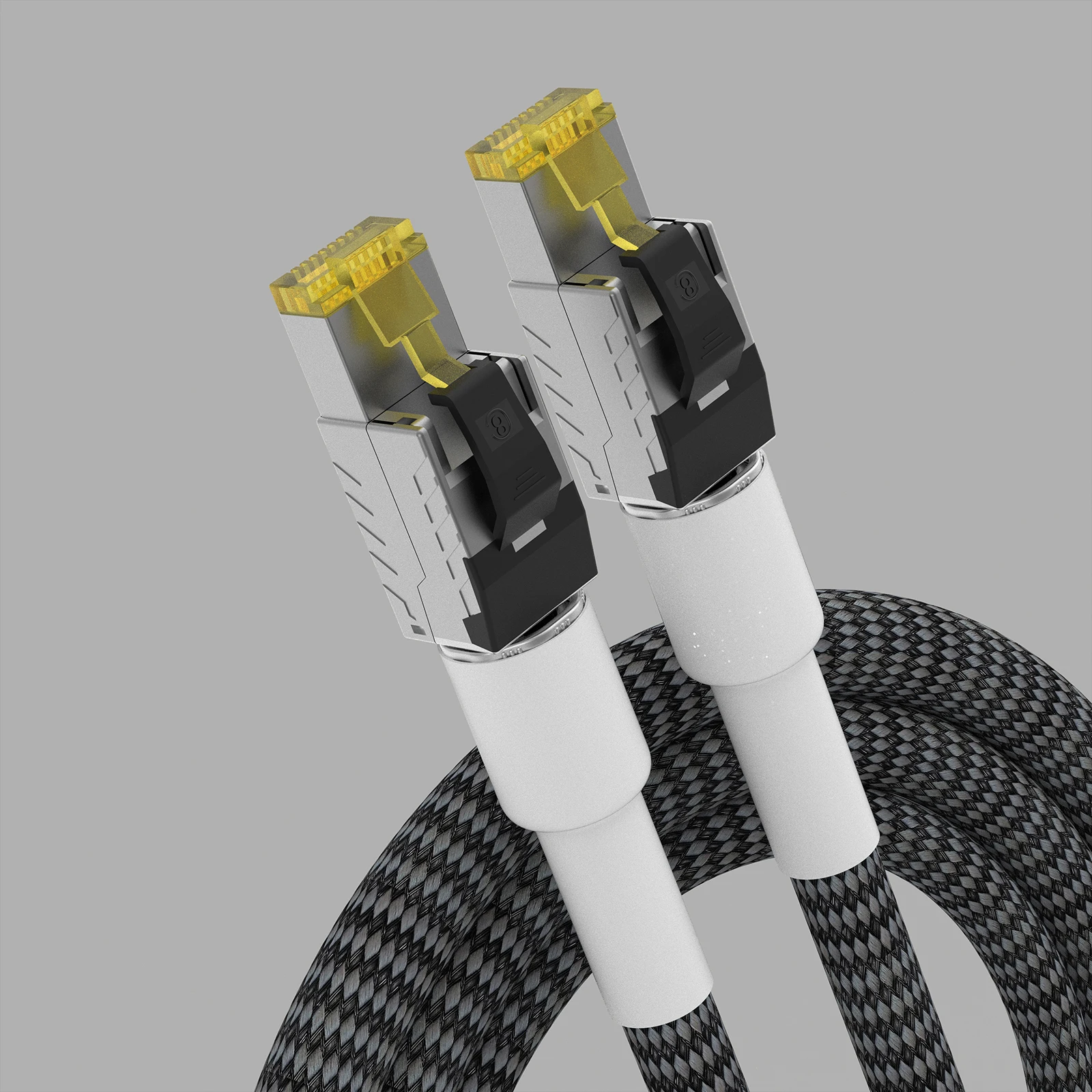 Monosaudio 99.998% OFC  ̴ ̺, Cat8 ӵ  ̺, RJ45 Ʈũ ġ ̺, ļ 