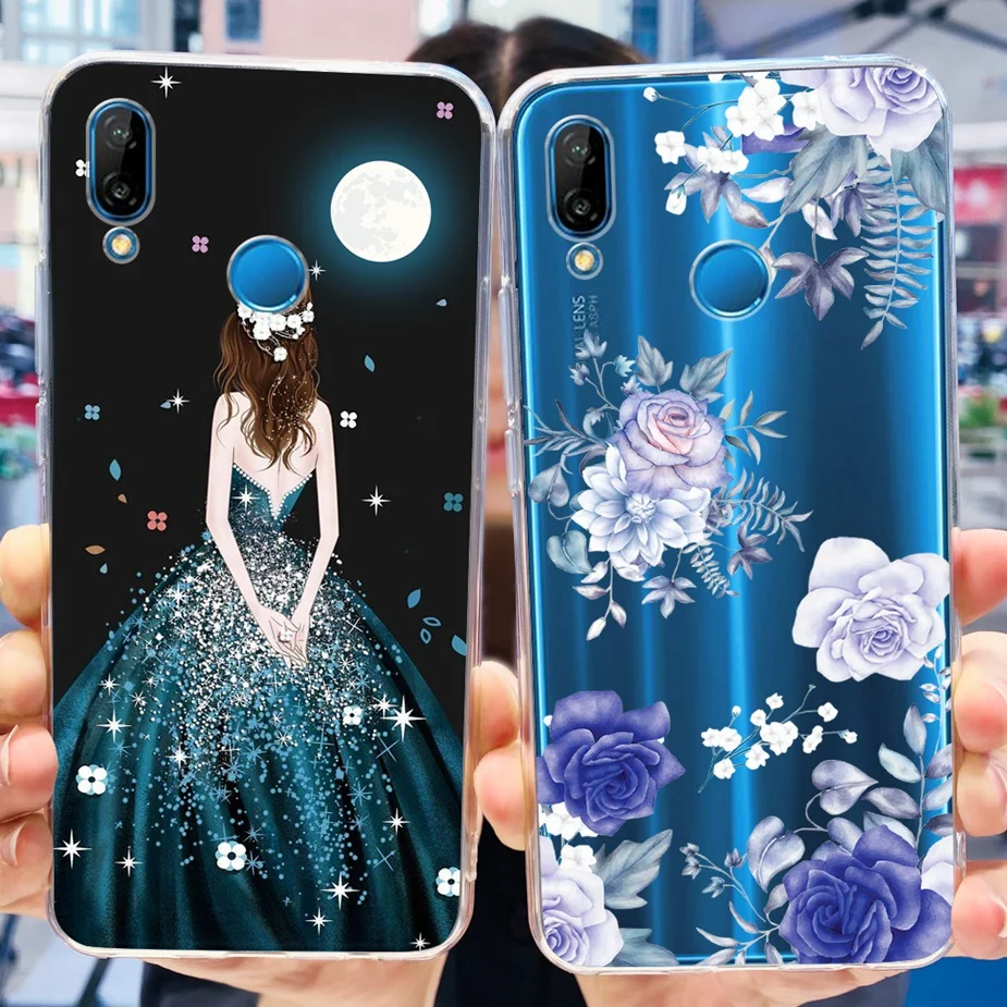 Stylish Painted Clear Silicone Soft TPU Phone Case