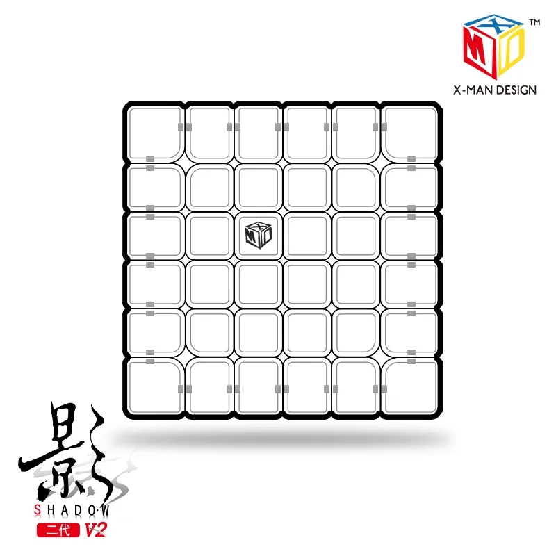[ECube] QiYi XMD Shadow V2 6x6 Magic Cub QiYi X-Man Shadow V2 M 6x6x6 Magnetic Magic Cube QiYi Magnetic Speed Cube cubo magico 2