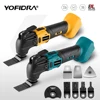 YOFIDRA Brushless Multifunction Oscillating Multi-Tool Cordless Trimmer Saw Electric Saw Home Power Tool for Makita 18V Battery 1