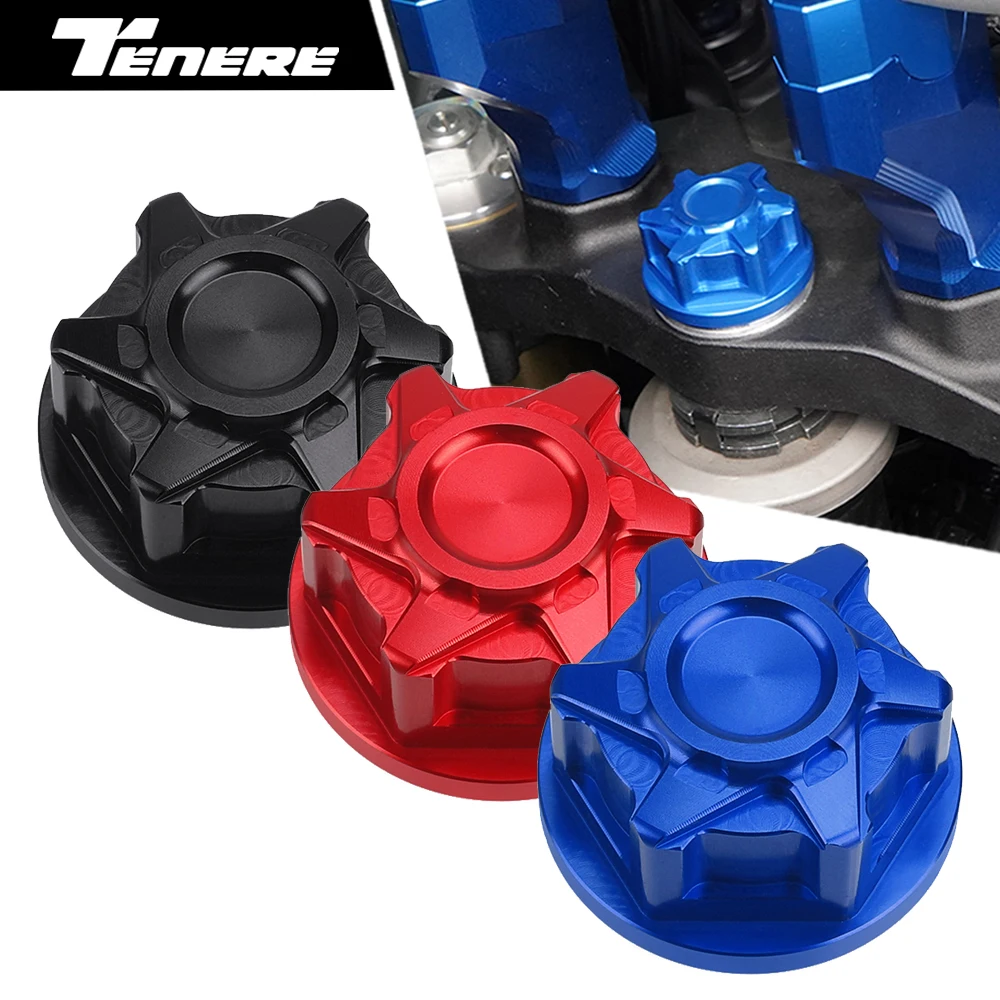 

For Yamaha MT-09 TRACE/ABS 2015-2018 2019 2020 TRACER 900/GT 2017-2020 Motorcycle Steering Stem Nut Screw Cover YZF R7 2022-2023