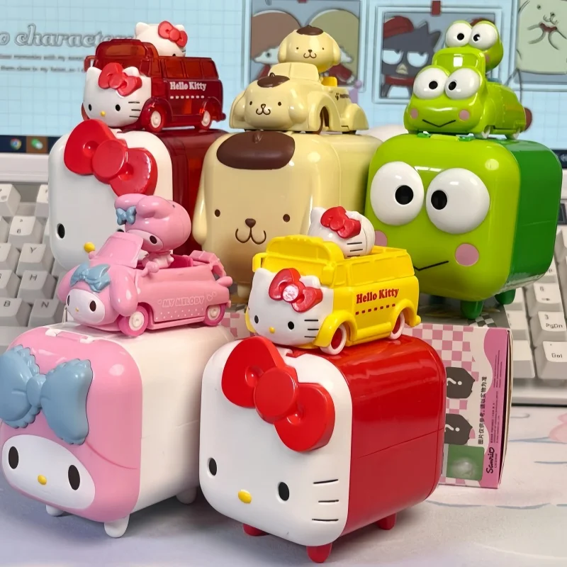 재미 있은 차량 가족 시리즈 블라인드 박스 Kuromi Pompompurin 헬로 ..