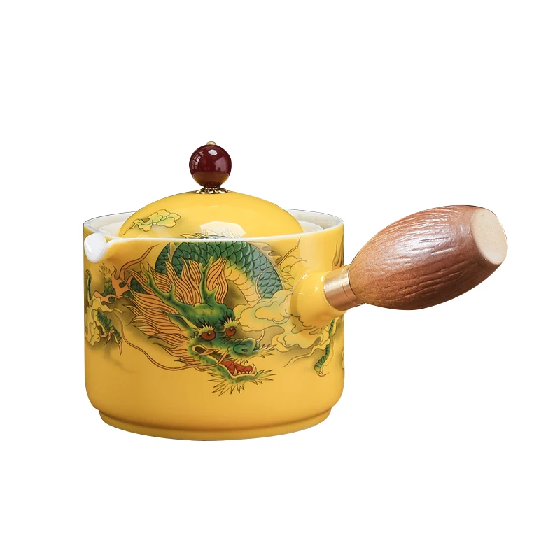Ceramic Tea Set Tea Maker Teapot Porcelain Gongfu Set Portable Teaware Sets Cup For 360 &deg; Rotation Teapot