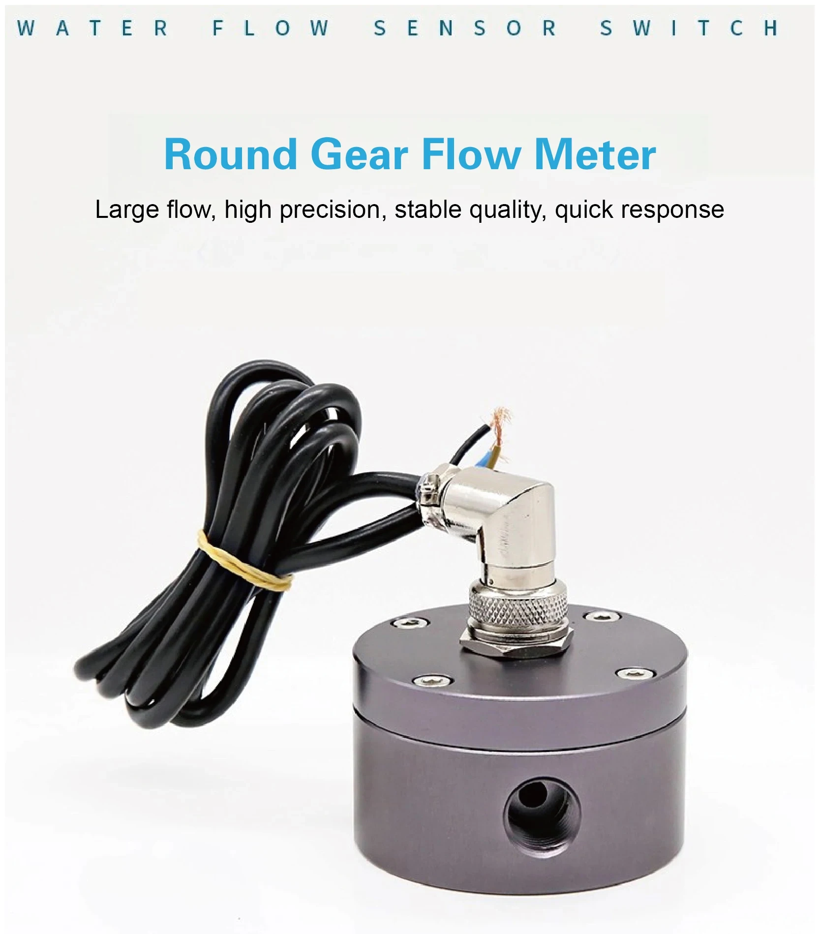High Precision Oval Gear Flow Meter Aluminum Alloy Hall Flowmeter Liquid Flow Se