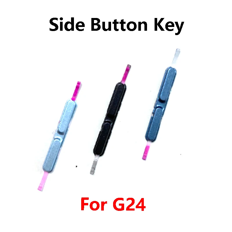 모토로라 모토 G24 사이드 볼륨 버튼 전원 켜기/끄기 버튼 키