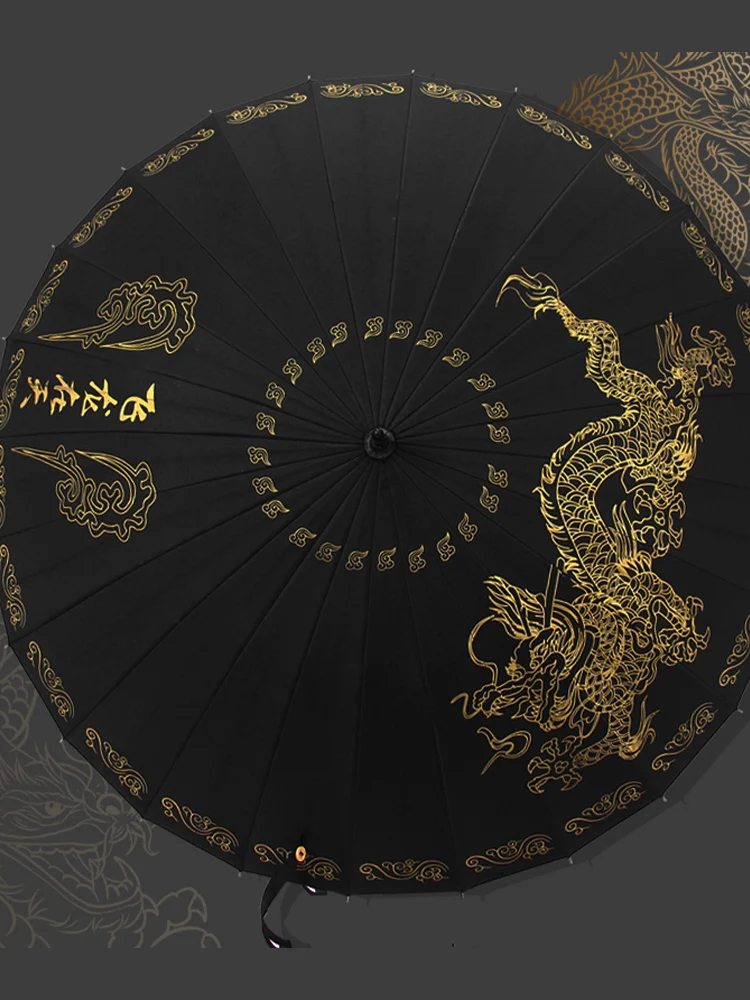 Samurai Long-handled Umbrella Men's Handsome Large Rain or Shine Dual-use Creative Strong Wind-resistant Straight Umbrella