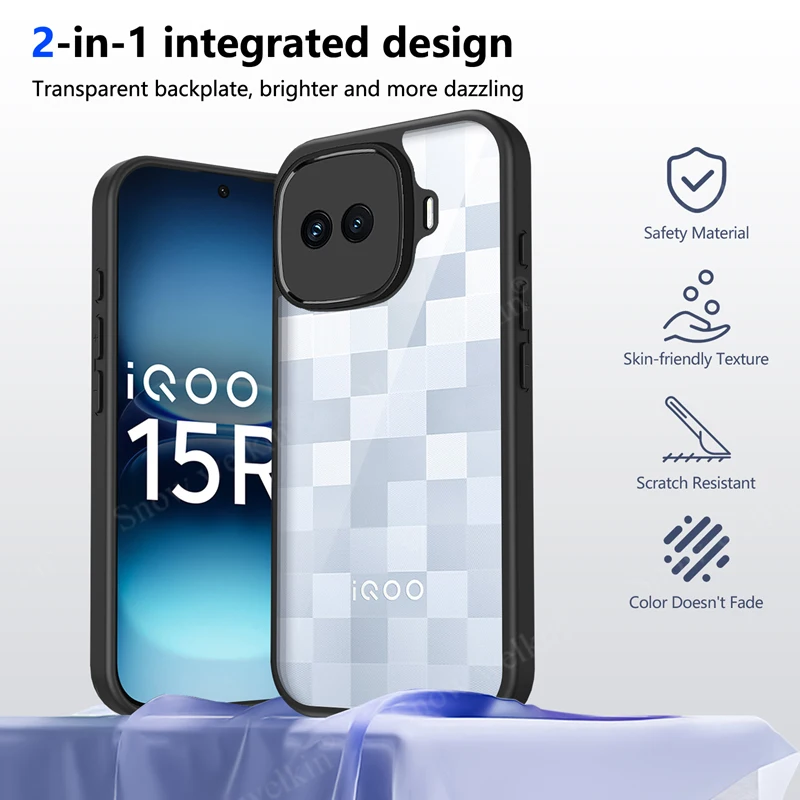 Transparent Silicone Shockproof Clear Phone Case Cover
