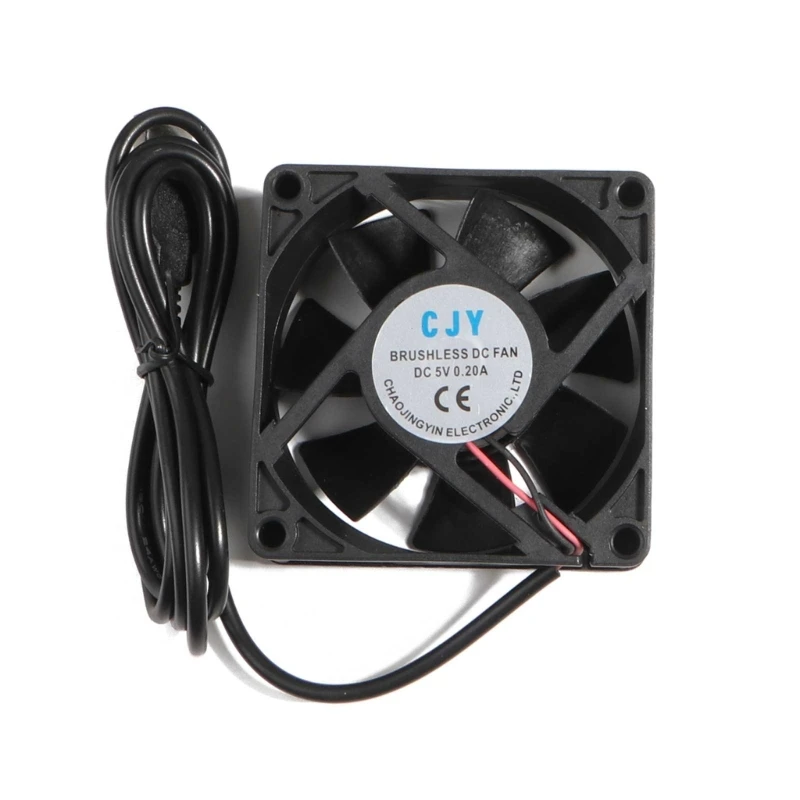 PC 선풍기 쿨러 방열판 배기 CPU 냉각 선풍기 교체, DC 5V USB 커넥터, 이중 볼 베어링 선풍기, 70x70mm 7025 7015 7010