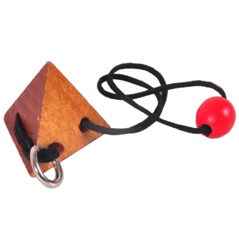

Classic IQ Wooden Puzzle Mind Brain Teasers Kong Ming Luban Interlocking Puzzles Educational Game Toys for Adults Children