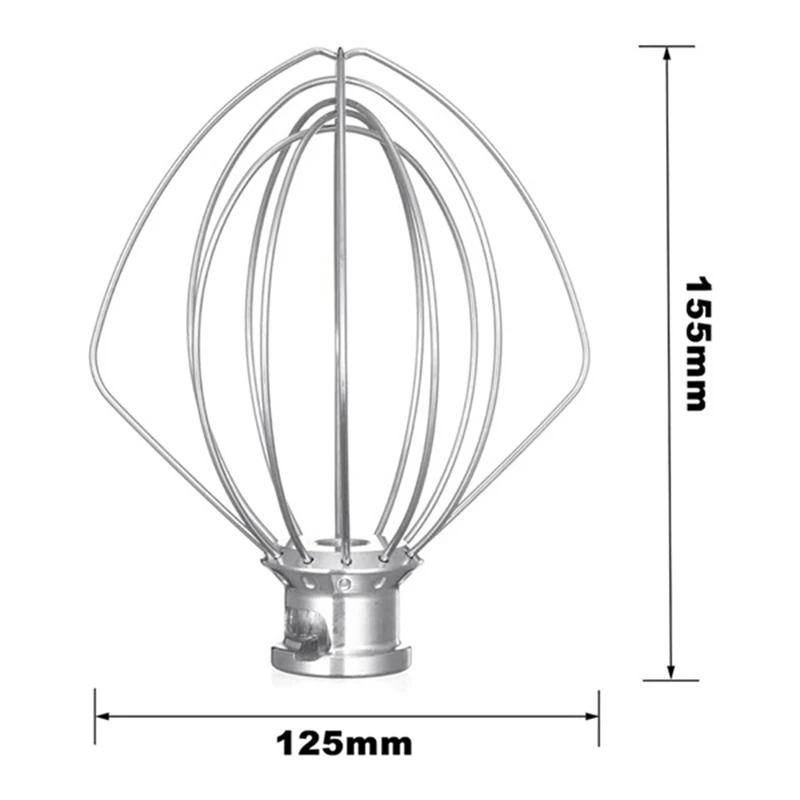 Stainless Steel Electric Whisk for Kitchenaid Kitchen Machine