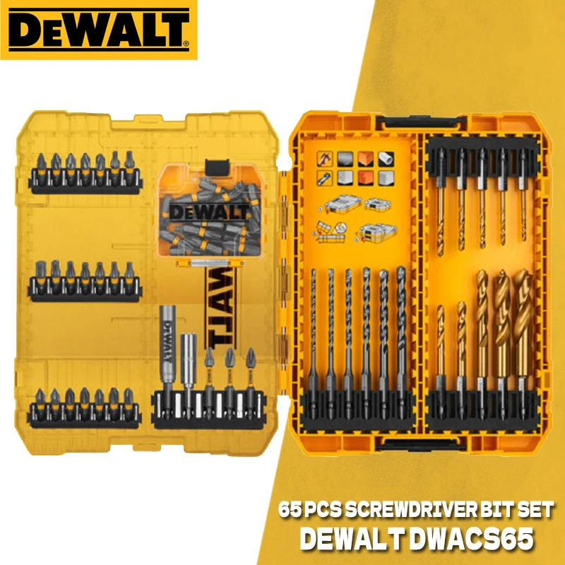 DEWALT DW1361 DT70705 DT70734 Drill Bits Set Power Tool Accessories DT70748 DT70730 DT70702 DT70739 DWACS65 DWANGFT100SET DW2166 images - 6