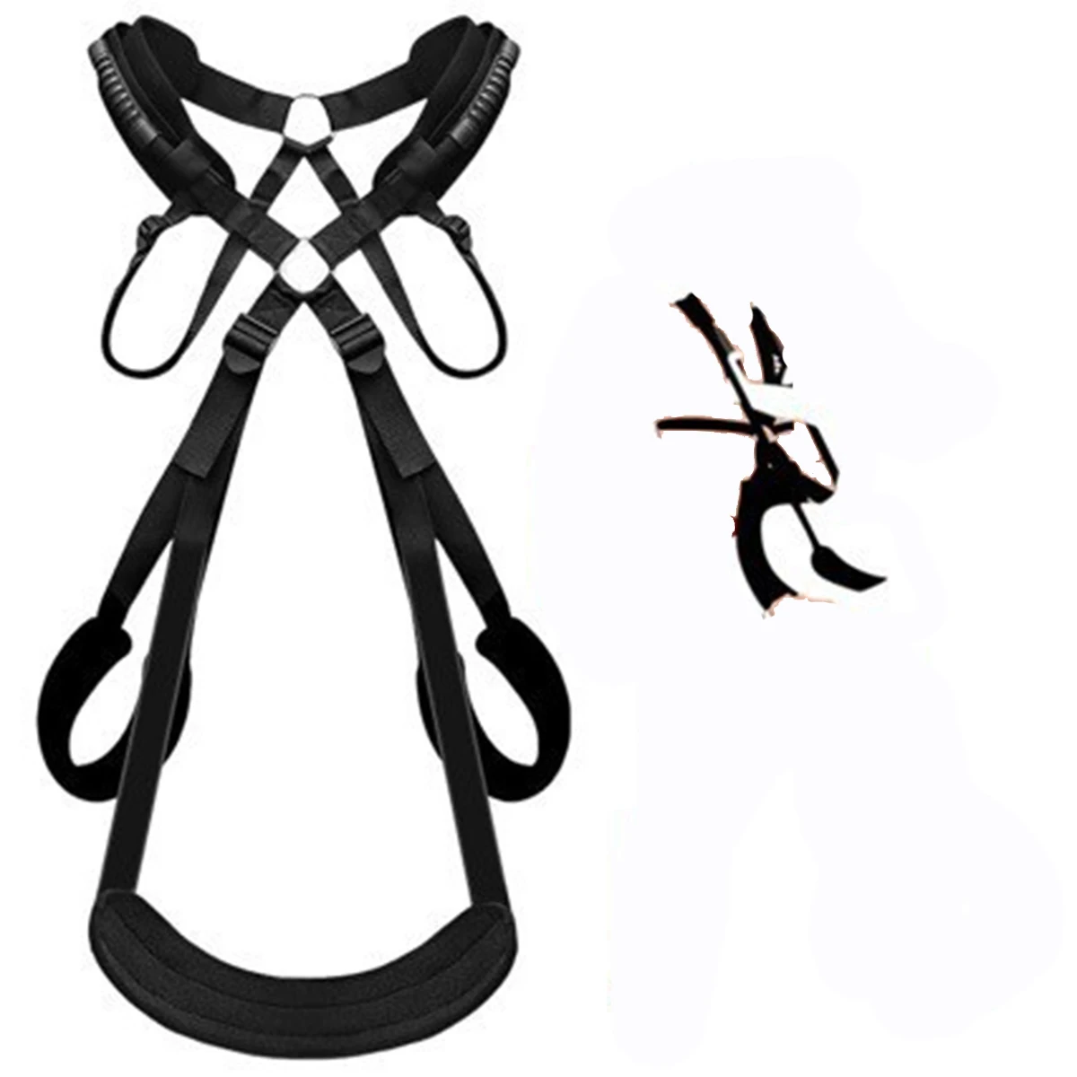 Juego de columpio sexual BDSM con eslingas de amor Bondage para parejas, correa ajustable, juguete sexual para adultos. 2 Juego de columpio sexual BDSM con eslingas de amor Bondage para parejas, correa ajustable, juguete sexual para adultos. 2