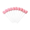 Soft Pink Sponge Cleaning Mout Swabs With Stick Head Eyelash Extension Remover Applicators Makeup Tool 100pcs 6