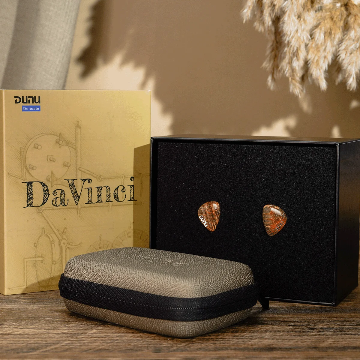 DUNU x Gizaudio DaVinci Headest 2DD + 4BA гибридные драйверы 3D Печатный корпус внутриканальный монитор с 2Pin 3,5 + 4,4 мм сменный разъем