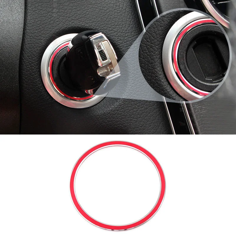 

Car Engine Start Stop Ignition Key Ring car decor for Benz AMG A B C GLC GLA CLA GL Class W176 W246 W205 X253 X156 C117