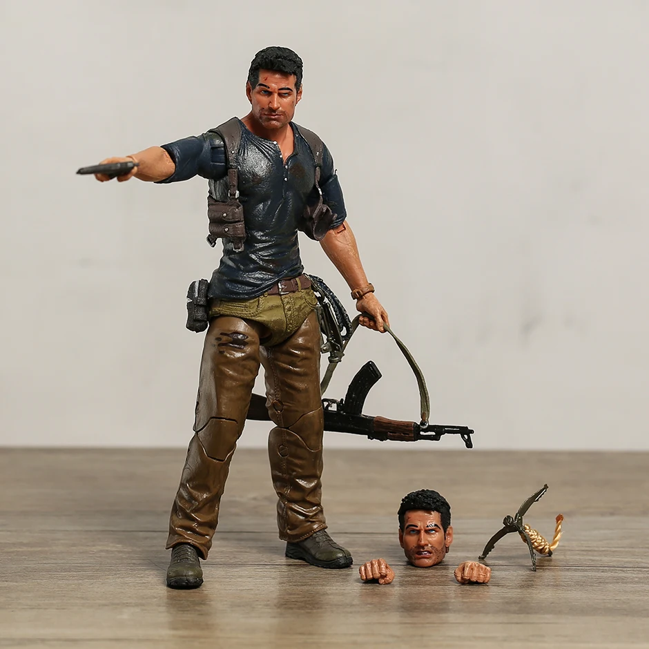 NECA アンチャーテッド4 ネイサン・ドレイク 7インチ フィギュア　ネカ Amazon | ネカ アンチャーテッド 海賊王と最後の秘宝 ネイサン
