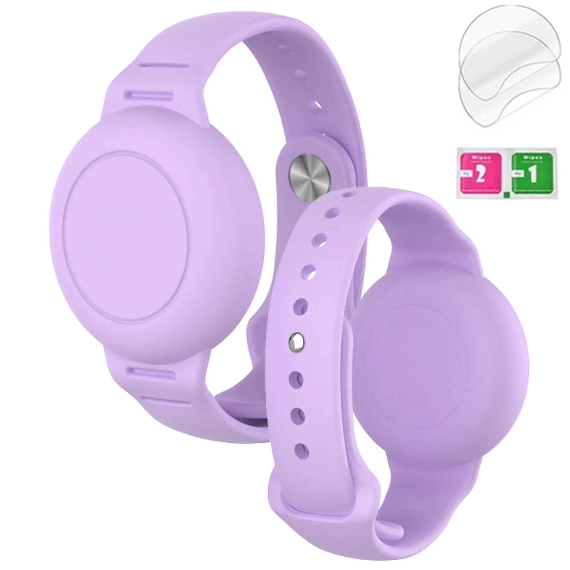 Silicone Anti-Removal Airtag Holder - Secure, Hidden Design for Kids, Pets, and Luggage