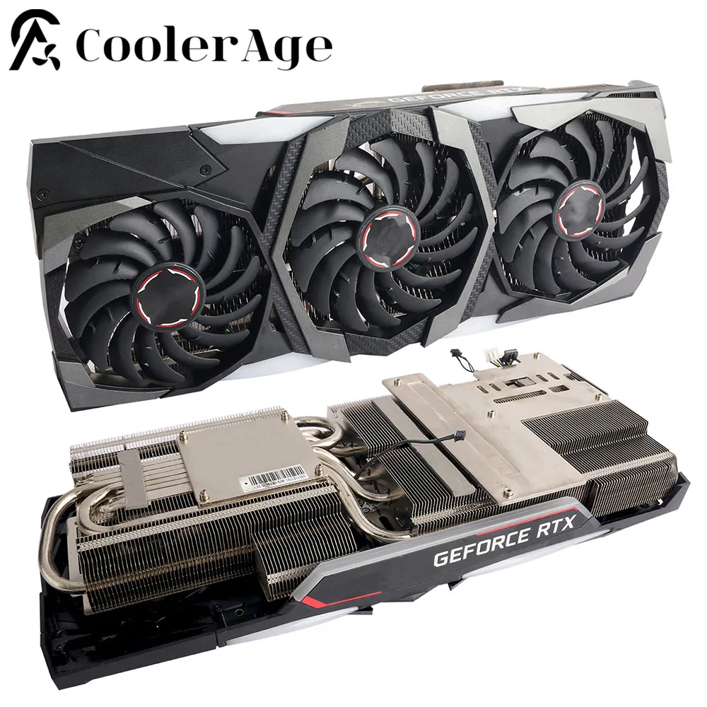 Scheda Video Heastink Per Msi Rtx 2080 Ti Gaming X/Z Trio 95Mm Muslimah 85Mm Mushrtx2080Ti Gpu Cooler Hratsink
