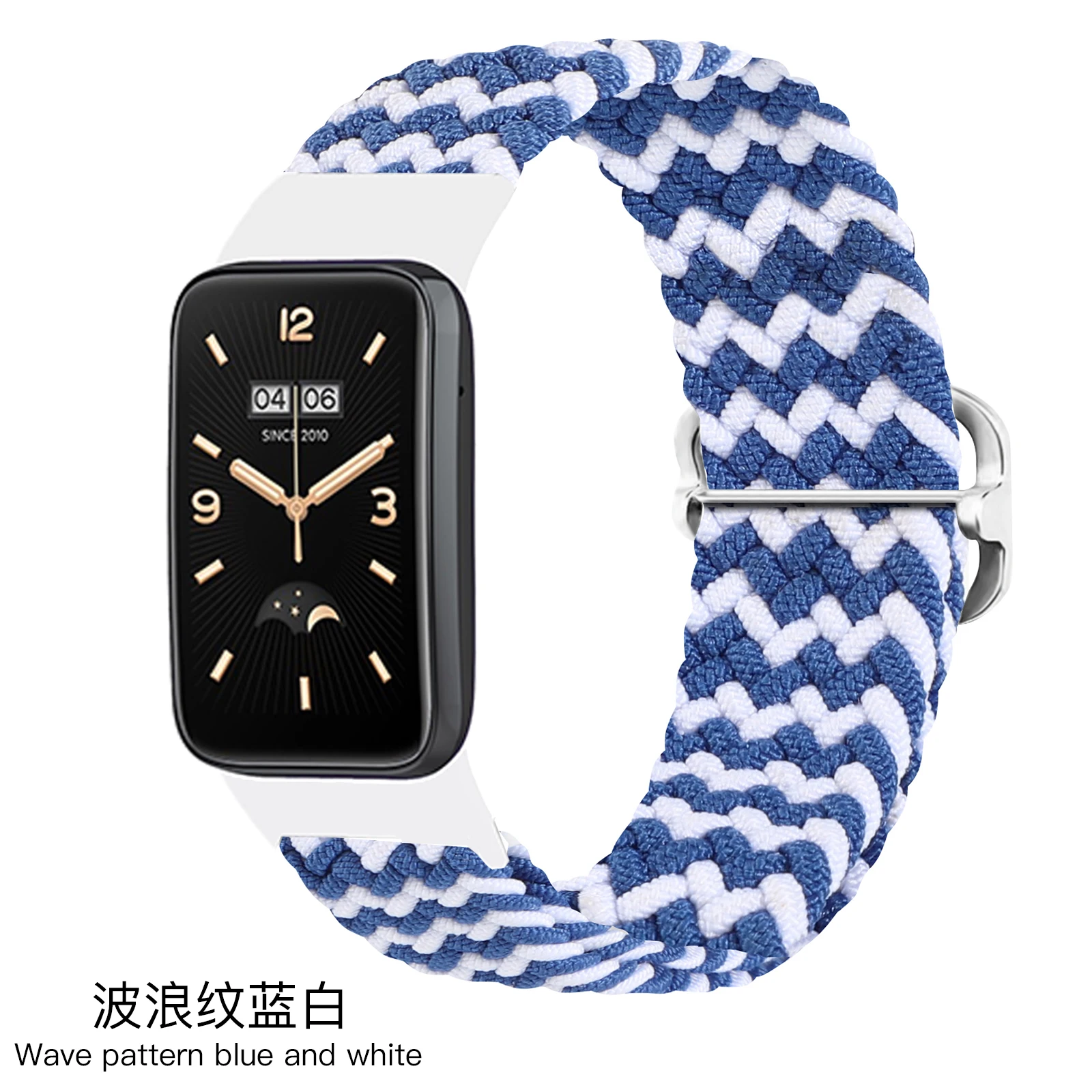 Elastic Braided Solo Loop Wristband Strap for Fitness Tracker Bracelet