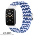 Wave blue and white