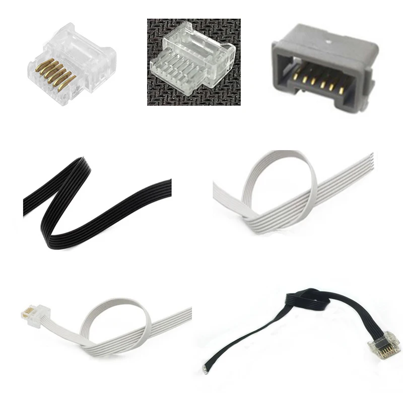 Wedo 2.0 Crystal Connector Repair Wire Block Compatibile Lego Spike Pf Motor Sensor Crystal Head Connector Chip Metallico/Presa Grigia