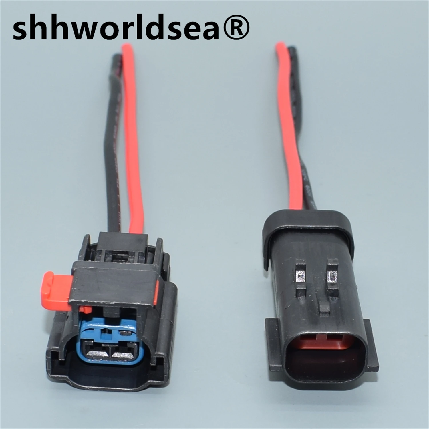 

Shhworldsea 2-контактный разъем для фар Chrysler, Электрический штекер, гнездо, автомобильный разъем 54200210 54200206