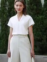 AMII Minimalism 2023 женская футболка из нейлона и спандекса