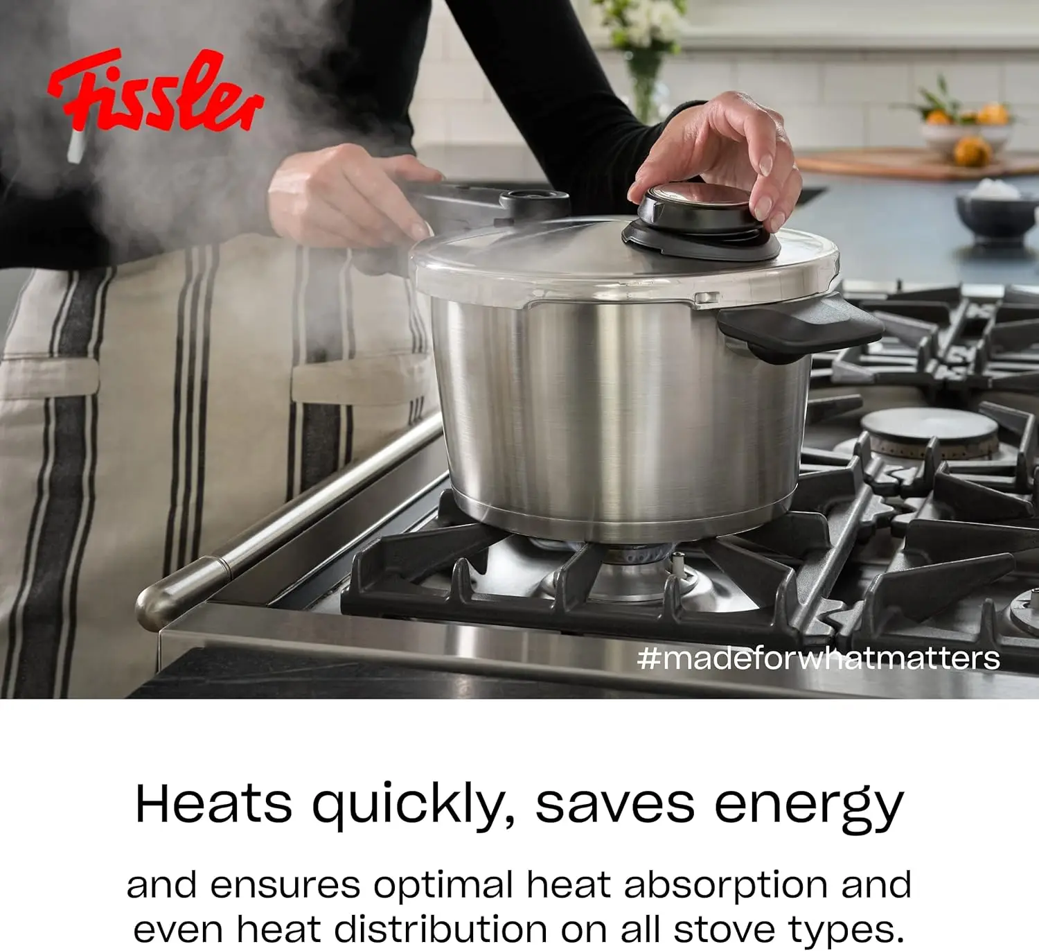Classic and practical, simple design Premium Pressure Cooker with Steamer Insert, 2.6 Quart 3