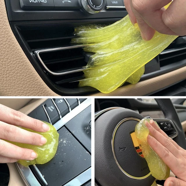 Car Gel Cleaner Keyboard Auto Interior Dashboard Air Vent Cleaning Wash Mud  Mobile Computer Gap Dust Dirt Remove Soft Glue Slime - AliExpress