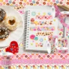 12 Rolls Cartoon Donut Design Paper Washi Tapes Masking Tape Birthday Gift For Girl DIY Handbook Scrapbooking Sticker Label 3
