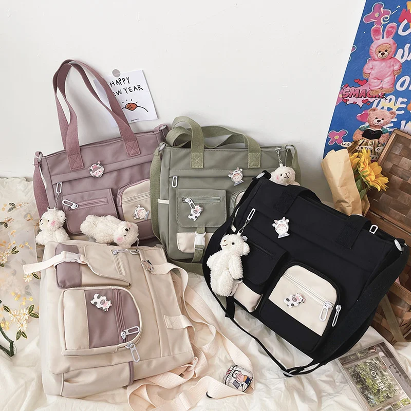 

Водонепроницаемые холщовые женские сумки, сумки на плечо, нейлоновая женская сумка-тоут, сумка-мессенджер, сумка из ткани Оксфорд, сумки через плечо для девочек, сумки