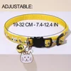 Comfort Fit Cartoon Design Adjustable Nylon Cat Collar - Safety Buckle and Bell, Durable Pet Accessory for Small Dogs & Cats 6