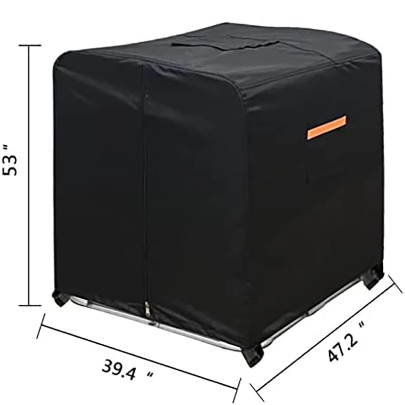IBC Water Tank Cover 330 Gallon Tote Cover 1000L Outdoor Garden Protection Zipper Heavy Waterproof Sunscreen Material ibc tank cover tote water tank cover