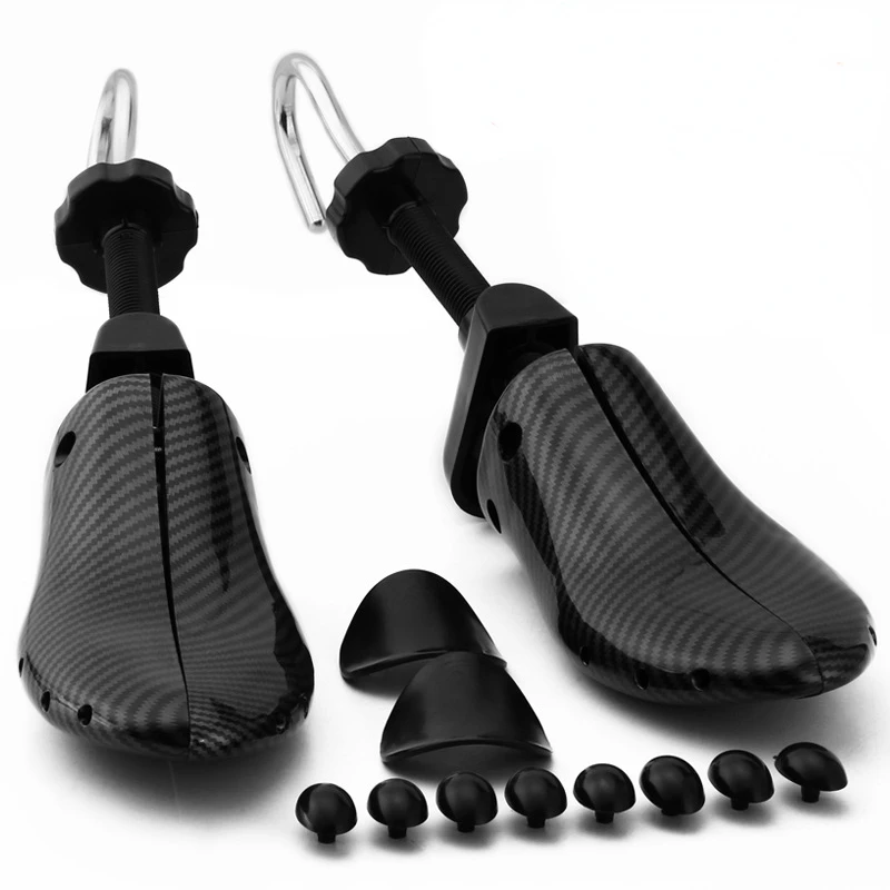 Shoe Stretcher Carbon Fiber Pattern Plastic Shoe Stretch Expander Finalize Amplifier Leather Stretcher Shoeware Last For shoe stretcher shoe accessories