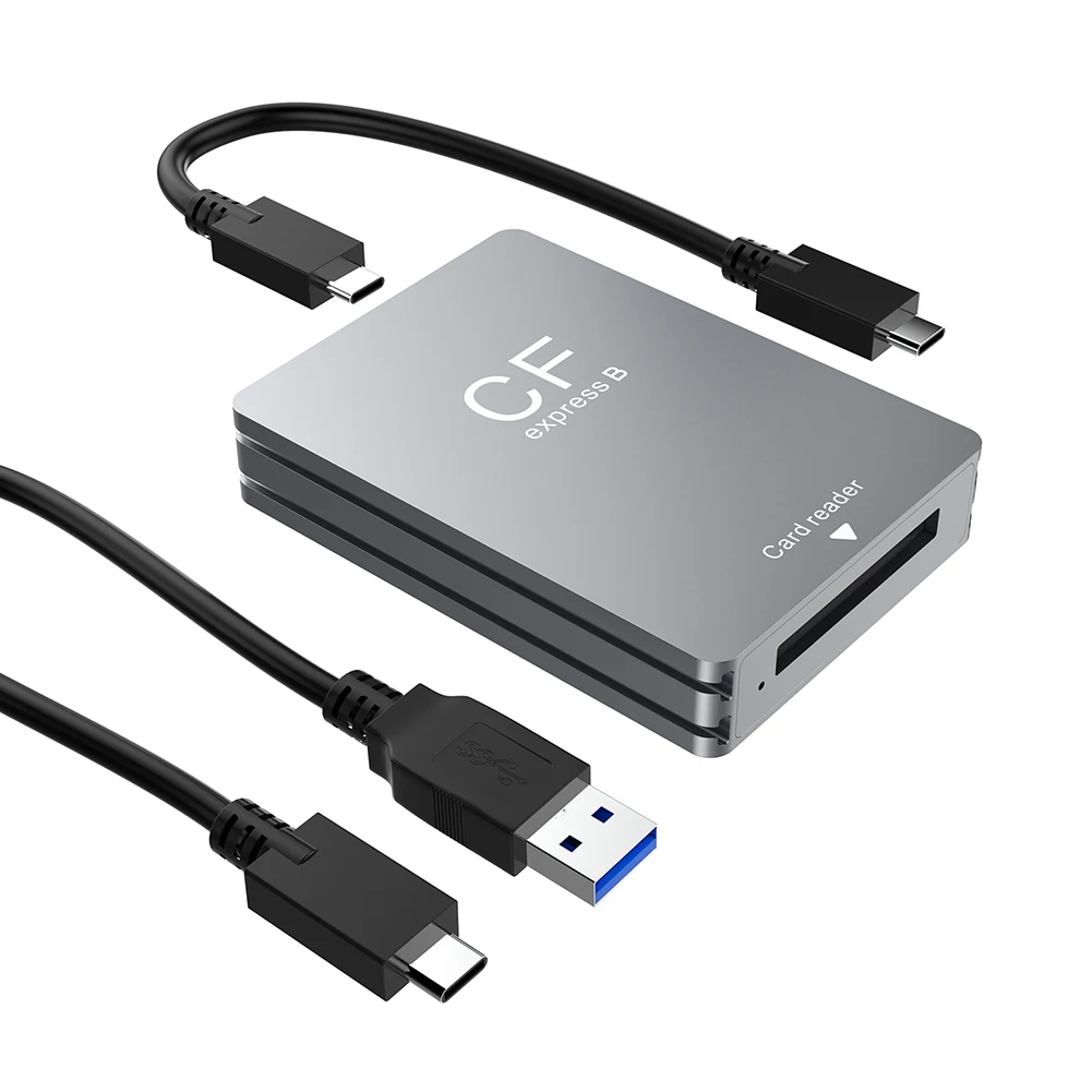 USB C/USB C/A 케이블이 포함된 CFexpress Type B 카드 리더기 CFexpress 카드 어댑터는 안드로이드/Windows/OS를 지원합니다.