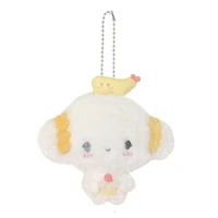 Cogimyun Plush Toy Eating Cake Kawaii Cute Mascot Keychains Ball Chain Keyring Girls Toys Gifts 1