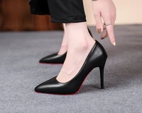 Sexy Red Bottom Women High Heels Classic Ladies Pumps Autumn Leather Dress Heel Shoes for Women Banquet Wedding High Heels - Image 5