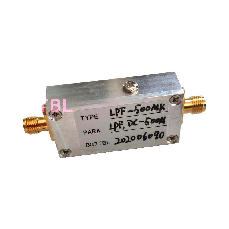 Sma LPF 로우 패스 필터, RF 전력 증폭기용 Lc DC 필터, 1M, 2M, 5M, 10M, 20M, 30M, 40M, 50M, 100M, 110M, 200M, 500M, 900M, 1G 햄 라디오
