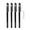0.2mm Minimalist Style Extremely Fine Gel Pen Black Ink Smooth Writing Student Writing Stationery Office Signature Pen 6