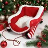 Small Dog Home Bed Convertible Sofa Houses Winter Puppy Accessories Christmas Dogs Accessoires Beds Pup Coop Large Big Pet Bed's