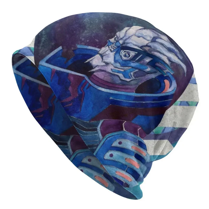 

Turian Saren Garrus Vakarian Beanie Bonnet Knitted Hats Unisex Mass Effect Character Games Warm Winter Sku Skullies Beanies Caps