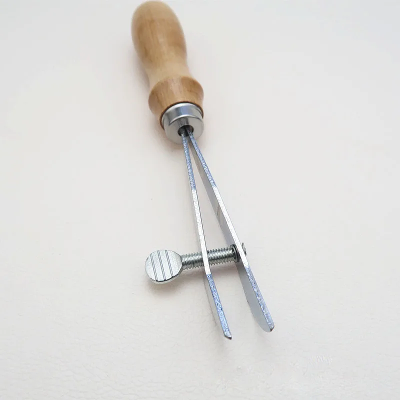 Adjustable Outside Edge Creaser for Leather Craft, Leather Tools for DIY, Handmade Durable Tools
