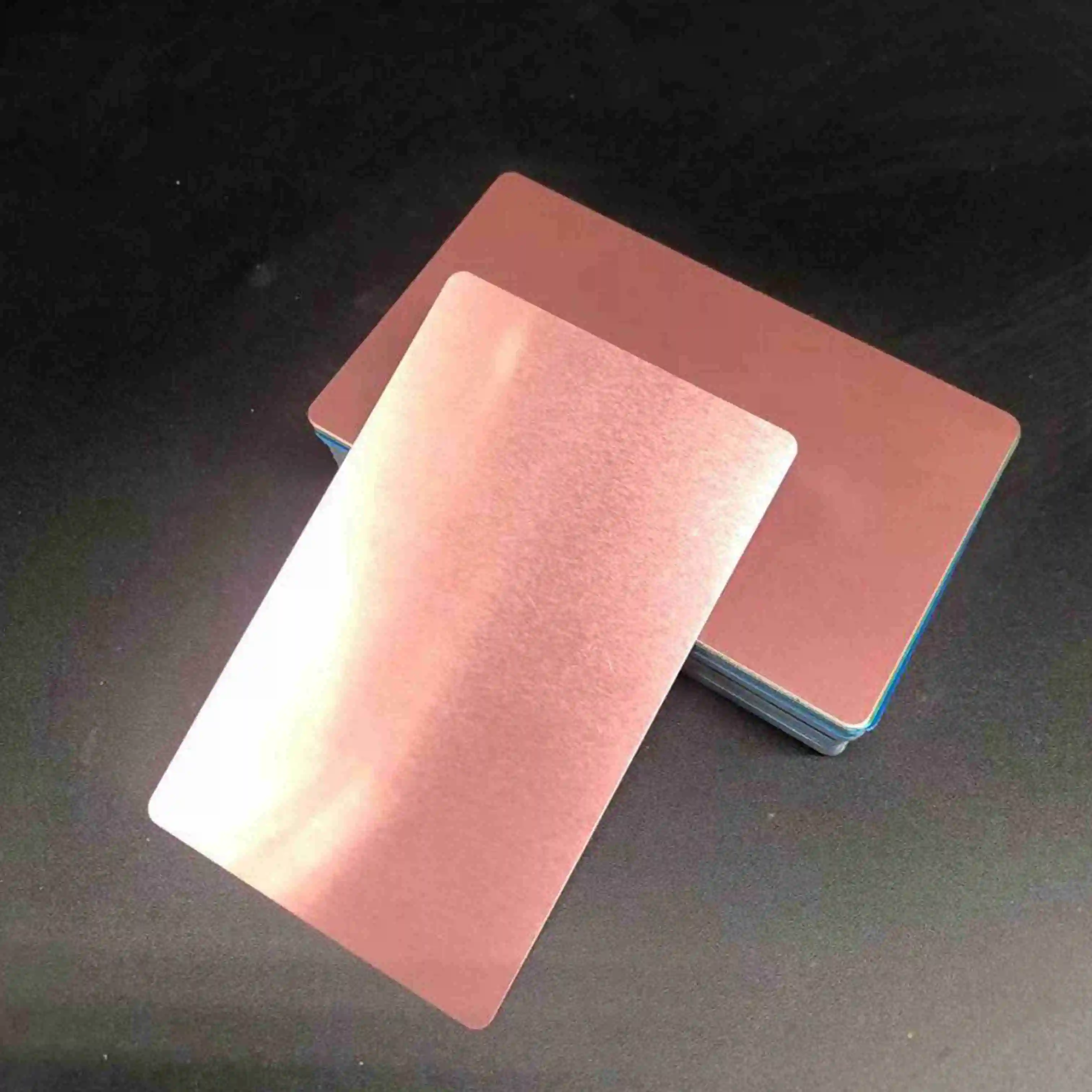 Green Metal Business Cards Laser Engraving Blanks 60 PCS Sublimation Metal  Cards Aluminum Blanks for Engraving DIY Gift Cards Office Name Cards  (3.38'' x 2.12'' x 0.007'')