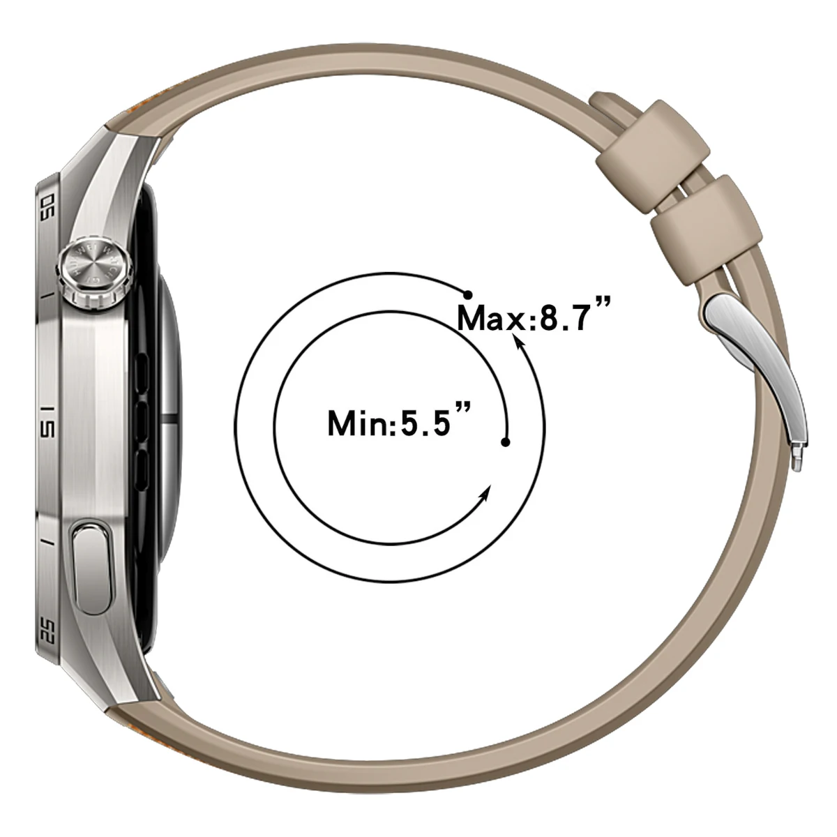 Premium Sports Silicone Nylon Woven Strap for Huawei Watch GT6 Pro 46mm